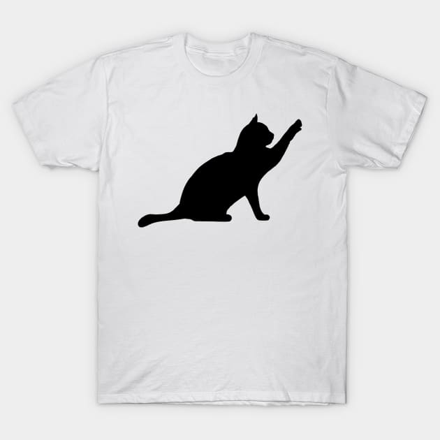 Funny Black Cat - Cat Lover T-Shirt by Daphne R. Ellington